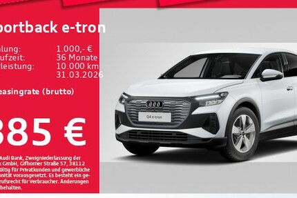 Audi Q4 e-tron 8.986 km 41.883 &euro; Eching 85386