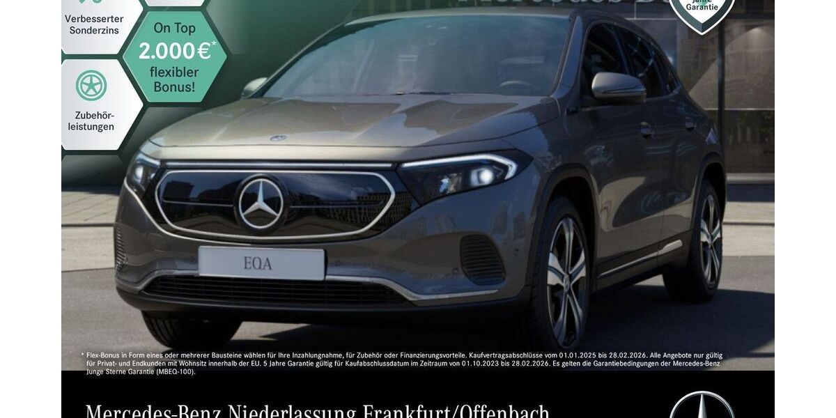 Mercedes-Benz EQA 38.504 km 28.490 &euro; Frankfurt 60599