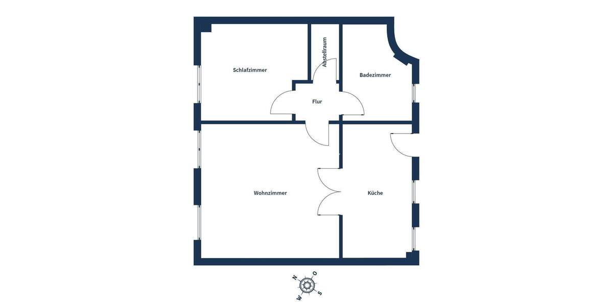 Wohnen am Kamp - 2-Zimmer-Wohnung im Herzen Bad Doberans 2 zimmer