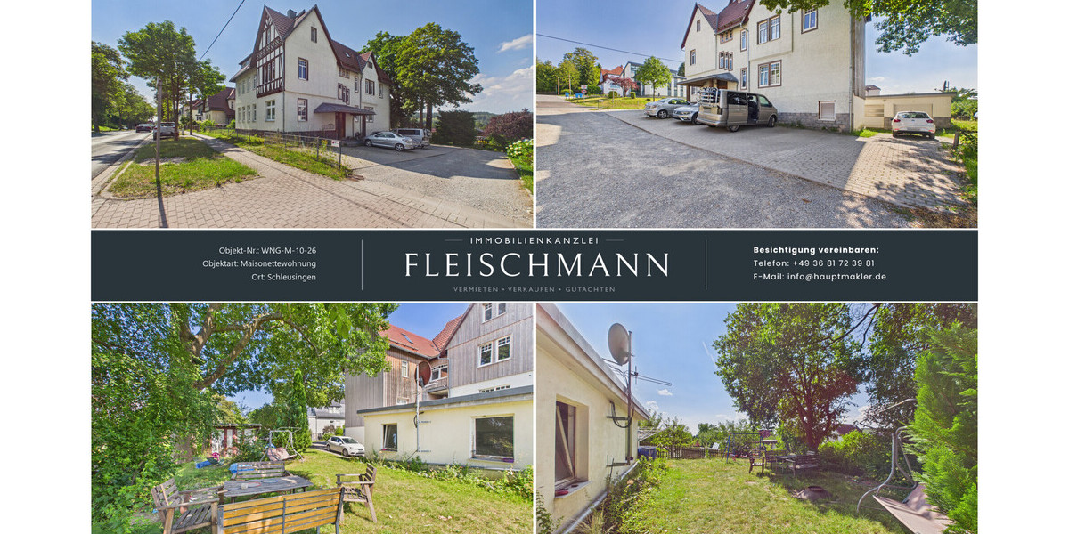 Maisonettewohnung im schönen Schleusingen mit Gartennutzung - 3- Schleusingen | Angebot:27013359