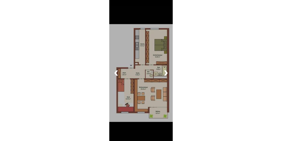 Erdgeschoßwohnung Fürstenfeldbruck - 1 Zimmer, 26 m&sup2;, 625&euro; | Angebot:26602947