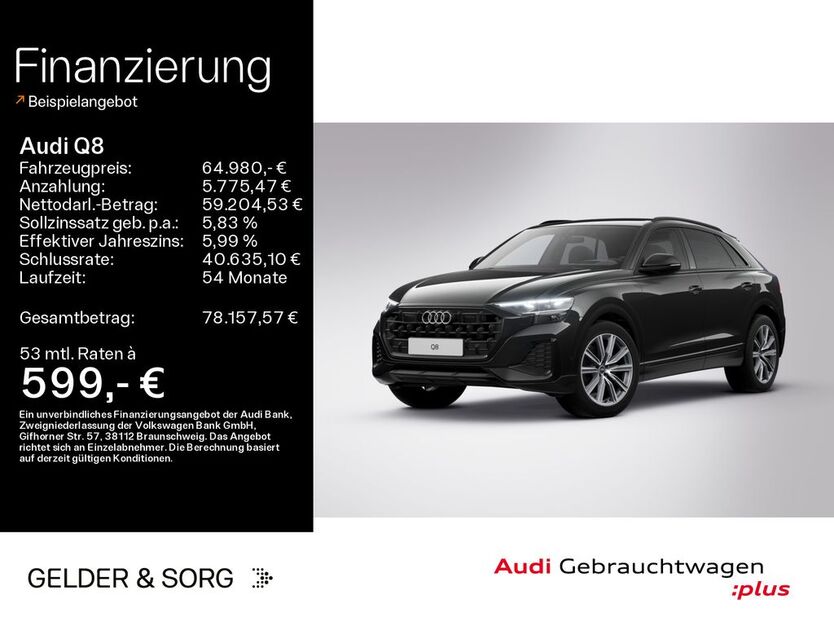 Audi Q8 18.723 km 64.980 € Coburg 96450