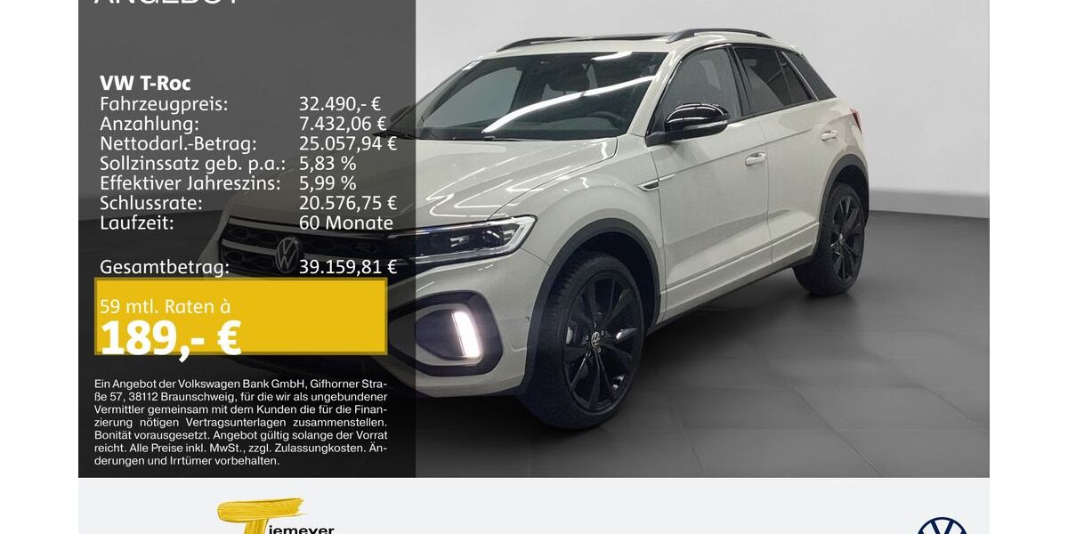 VW T-Roc 4.999 km 31.490 &euro; Herne 44653
