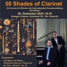 50 Shades of clarinet 20.12.2025 Garagen-Campus Chemnitz Kreativwerkstatt