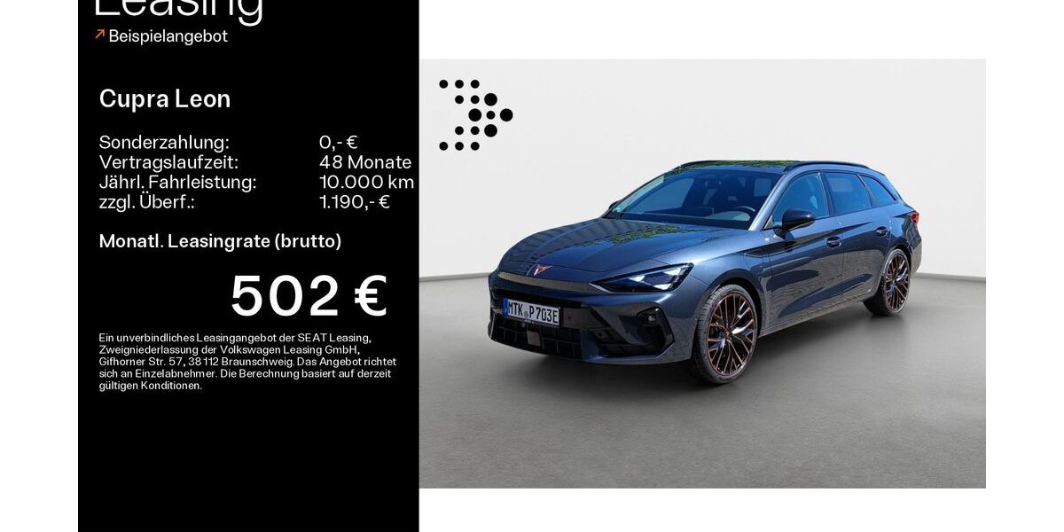 Cupra Leon 3.500 km 44.000 &euro; Hofheim-Diedenbergen 65719