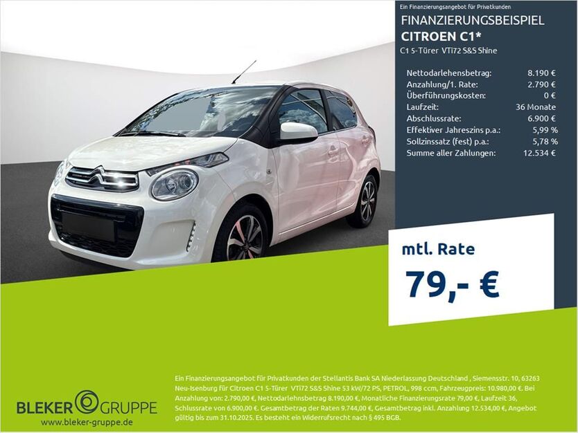 Citroen C1 55.646 km 10.980 € Borken 46325