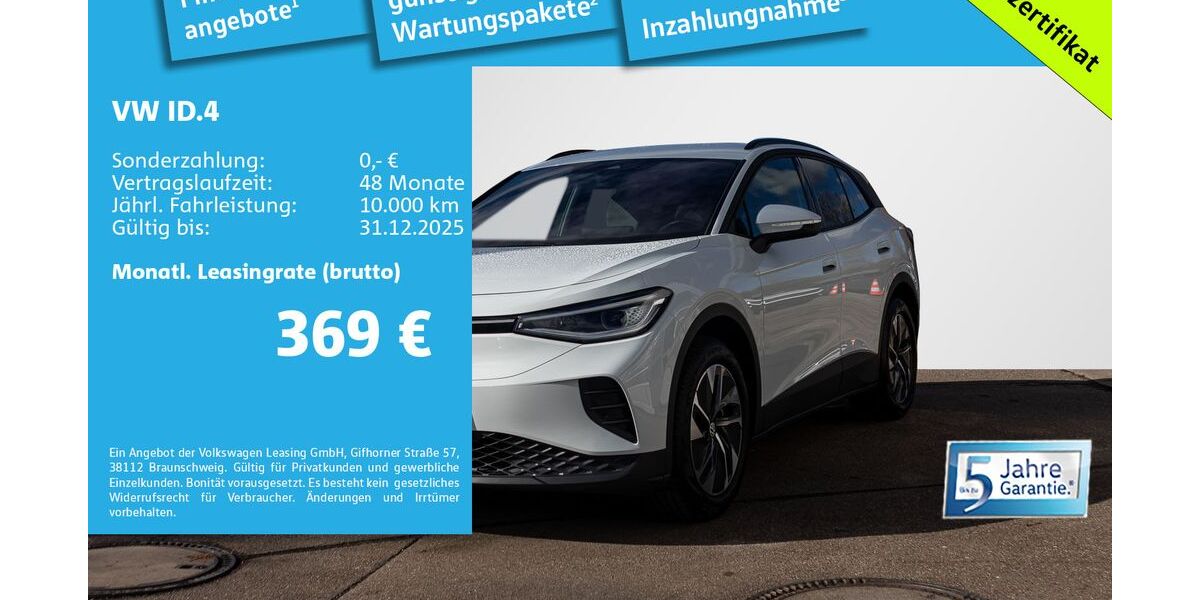 VW ID.4 6.709 km 37.992 € München 81825