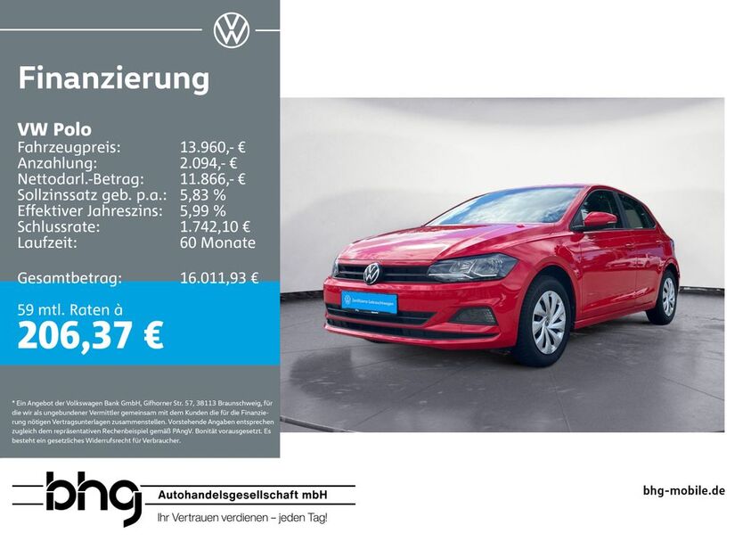 VW Polo 77.180 km 12.990 € Balingen 72336