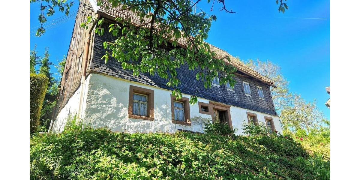 Sanierungsbedürftiges Fachwerkhaus in ruhiger Südhanglage! - Bauernhaus, Landhaus Lichtenau Garnsdorf | Angebot:20201268