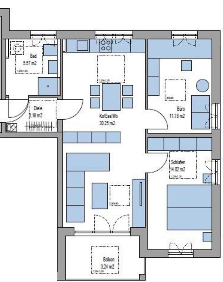 3-Zimmer-Wohnung in Regensburg, Landshuter Str