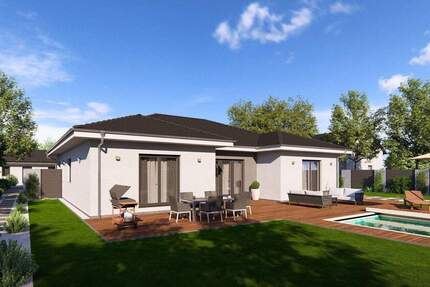 Elegantes Wohnen auf einer Ebene: Ihr neuer Bungalow-Traum! 4 zimmer