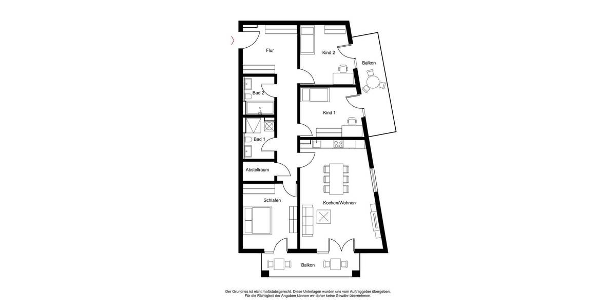Etagenwohnung Berlin Siemensstadt - 4 Zimmer, 105 m&sup2;, 1.710&euro; | Angebot:26364137