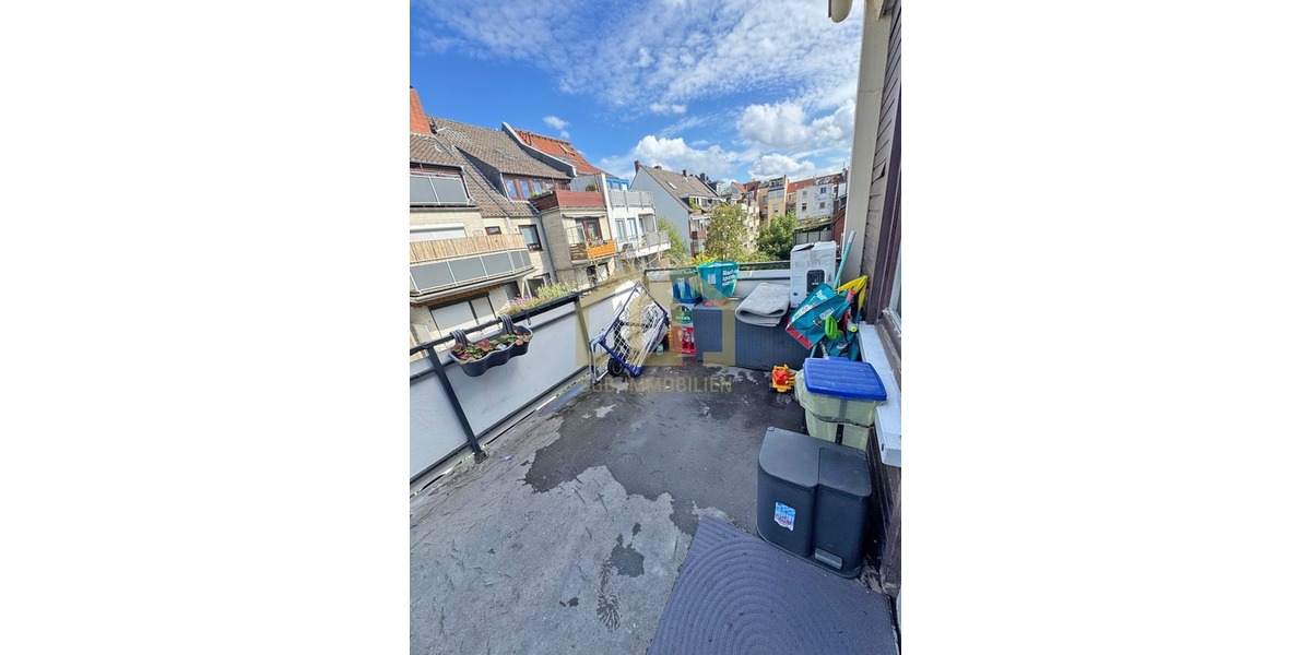 Attraktive 2-Zimmer-Eigentumswohnung im Dachgeschoss mit zwei Balkonen Bremen-Findorff - Dachgeschoßwohnung Bremen Findorff | Angebot:27338630