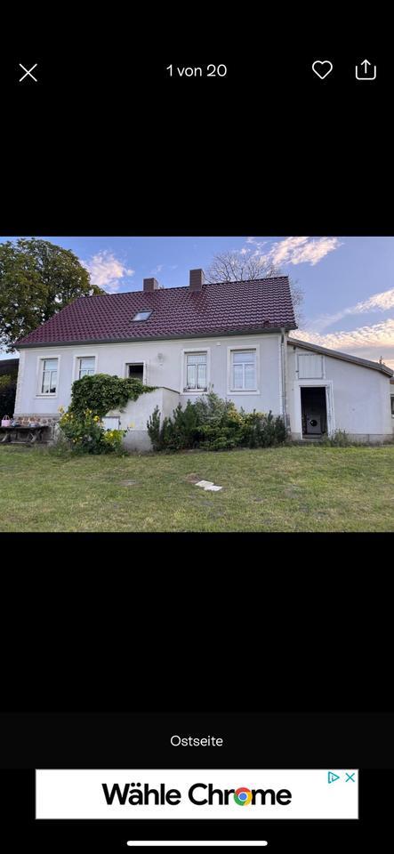 Traumgrundstück mit Einfamilienhaus in 17392 Rubenow (Friedland)