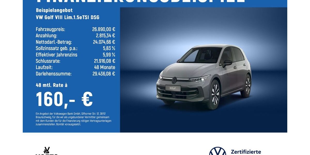 VW Golf 22.048 km 26.890 &euro; Magdeburg 39126