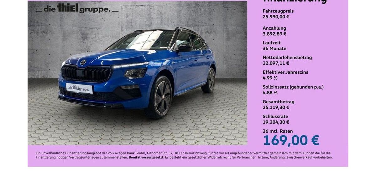 Skoda Kamiq 11.385 km 23.480 &euro; Rheda-Wiedenbrück 33378