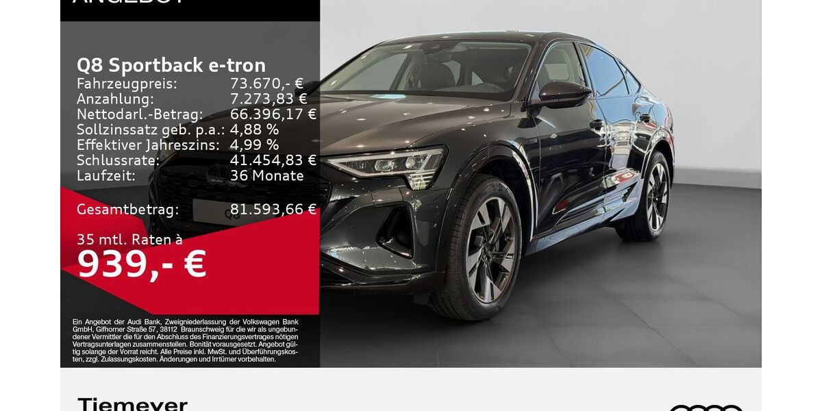Audi Q8 e-tron 9.990 km 73.670 &euro; Plettenberg 58840