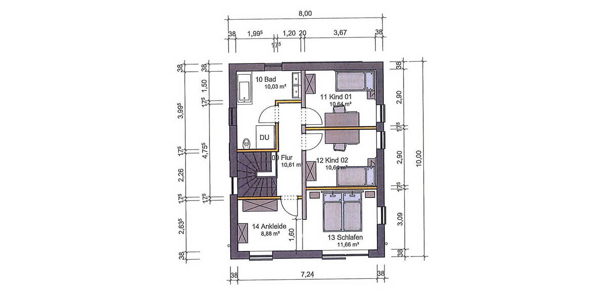 Einfamilienhaus Blumberg - 5 Zimmer, 136 m&sup2;, 408.500&euro; | Angebot:25738196