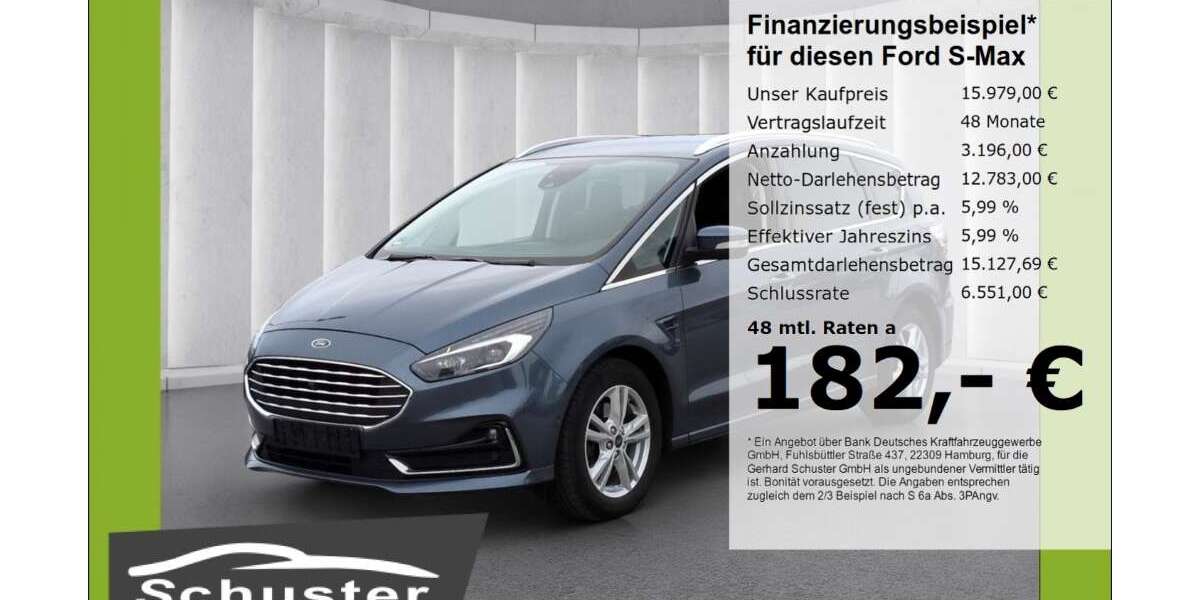 Ford S-Max 162.414 km 15.979 &euro; Ruhstorf 94099