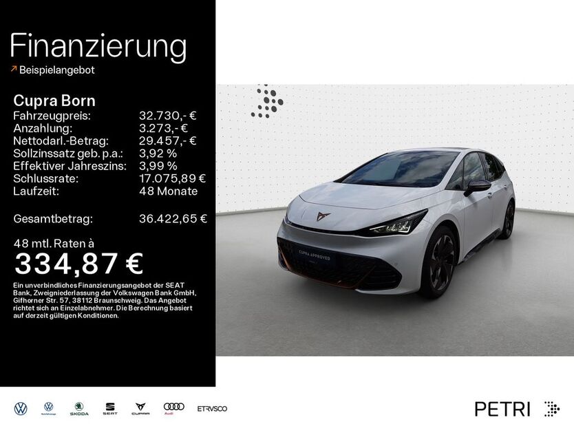 Cupra Born 22.930 km 32.730 € Hofheim-Diedenbergen 65719