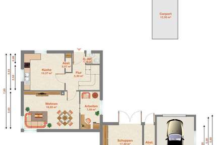 Haus Montabaur - 6 Zimmer, 120 m&sup2;, 169.000&euro; | Angebot:24689240