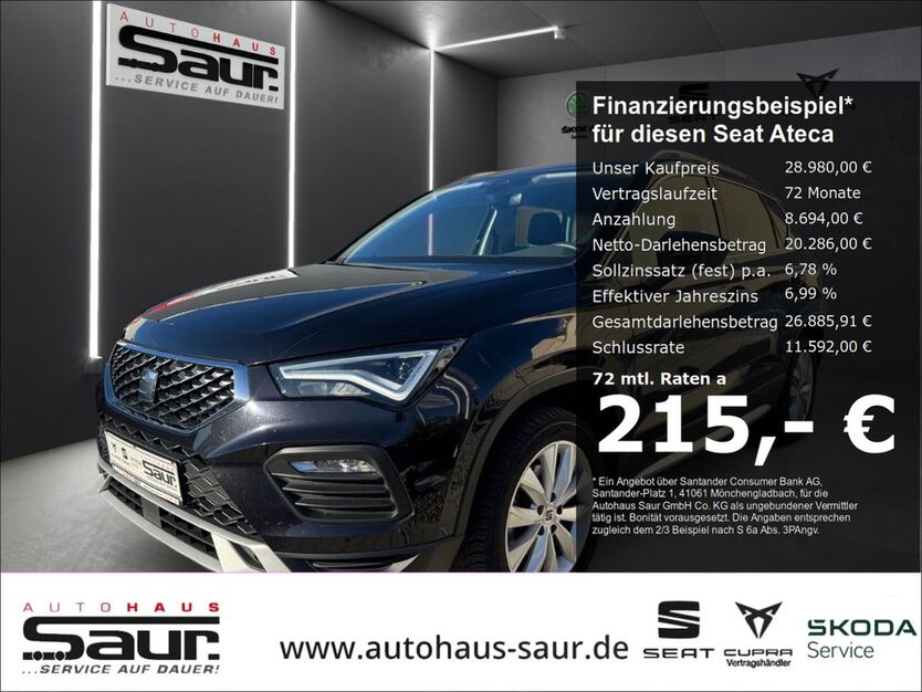 Seat Ateca 42.100 km 28.980 € Ulm 89077