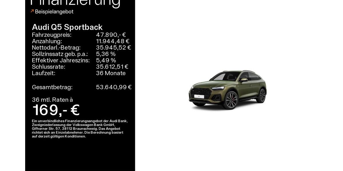 Audi Q5 50.860 km 47.890 &euro; Heidenheim a. d. B. 89520