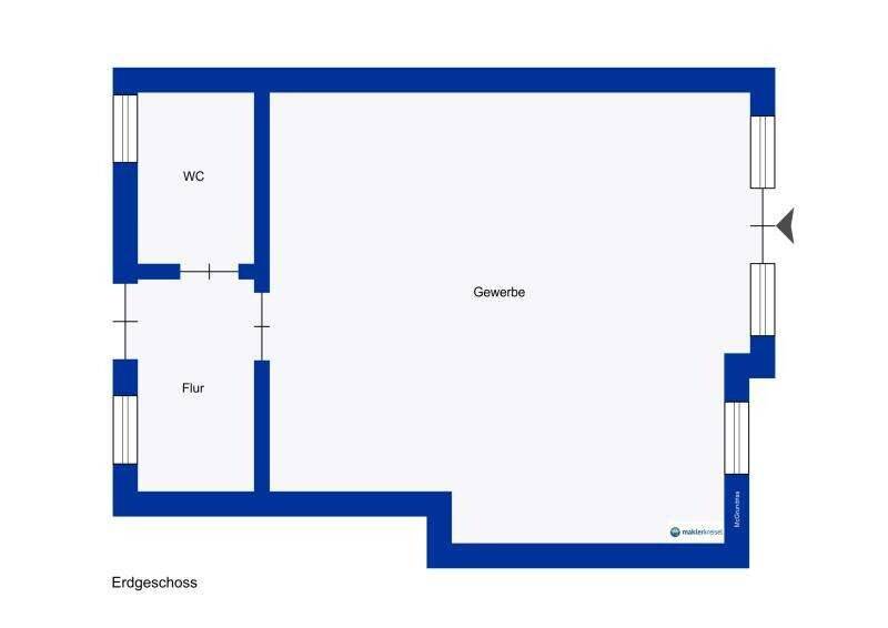 Gewerbeobjekt Dornum / Dornumersiel Westeraccumersiel - 95.000&euro; | Angebot:25664556
