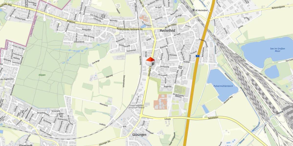 Gewerbeobjekt Seevetal Meckelfeld - 2 Zimmer, 249.000&euro; | Angebot:25928947