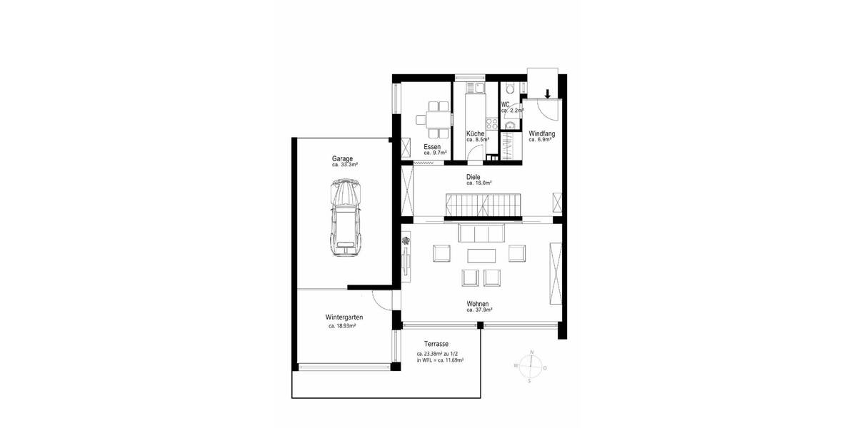 Doppelhaushälfte München Neuhausen-Nymphenburg - 5 Zimmer, 206 m&sup2;, 2.395.000&euro; | Angebot:26750977