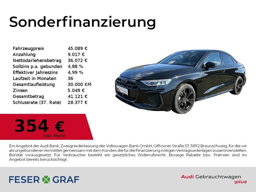 Audi A3 9.009 km 45.089 € Dessau-Roßlau 06844