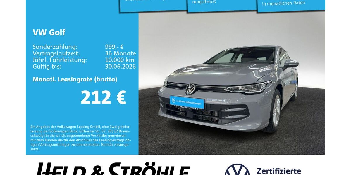 VW Golf 11.963 km 23.670 &euro; Neu-Ulm 89231