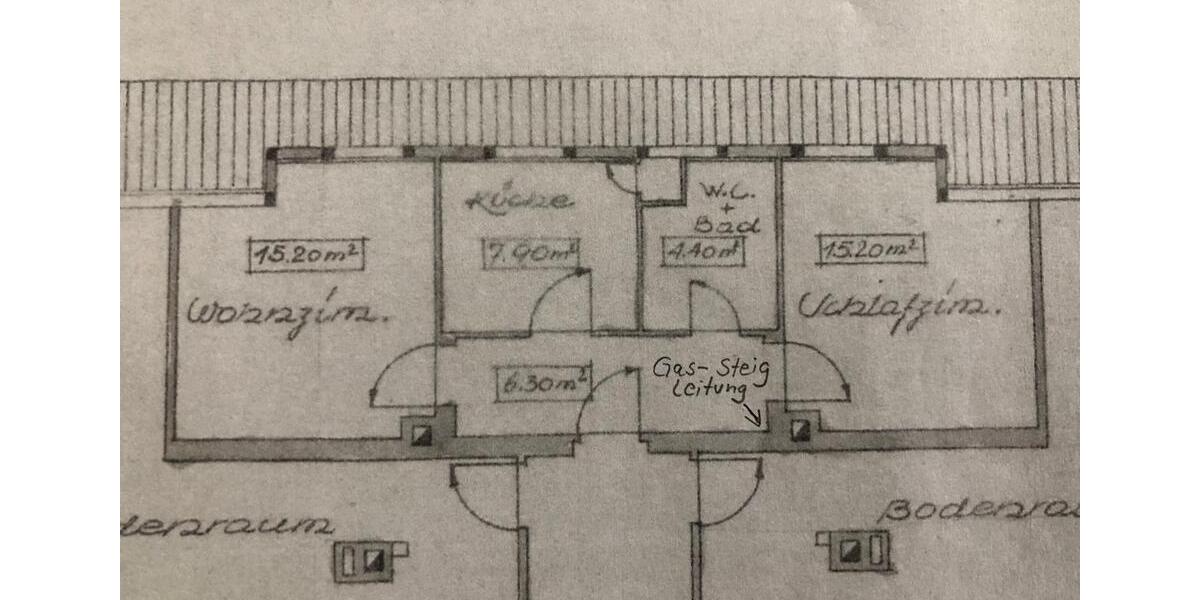 Dachgeschoßwohnung Erlangen Bruck - 2 Zimmer, 49 m&sup2;, 850&euro; | Angebot:26250514