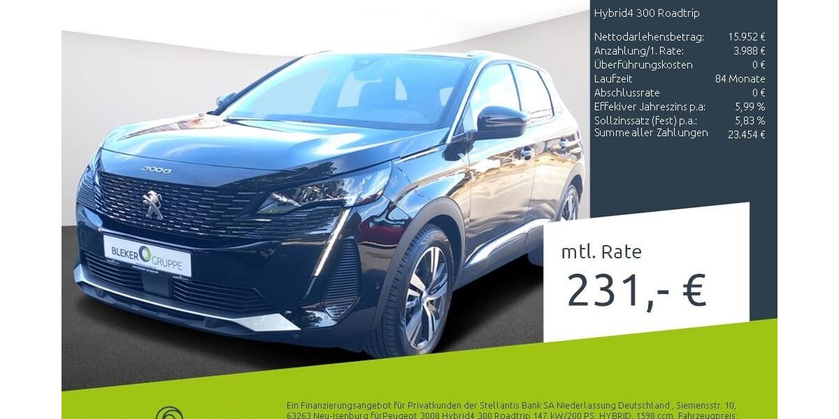 Peugeot 3008 21.662 km 19.940 &euro; Dülmen 48249