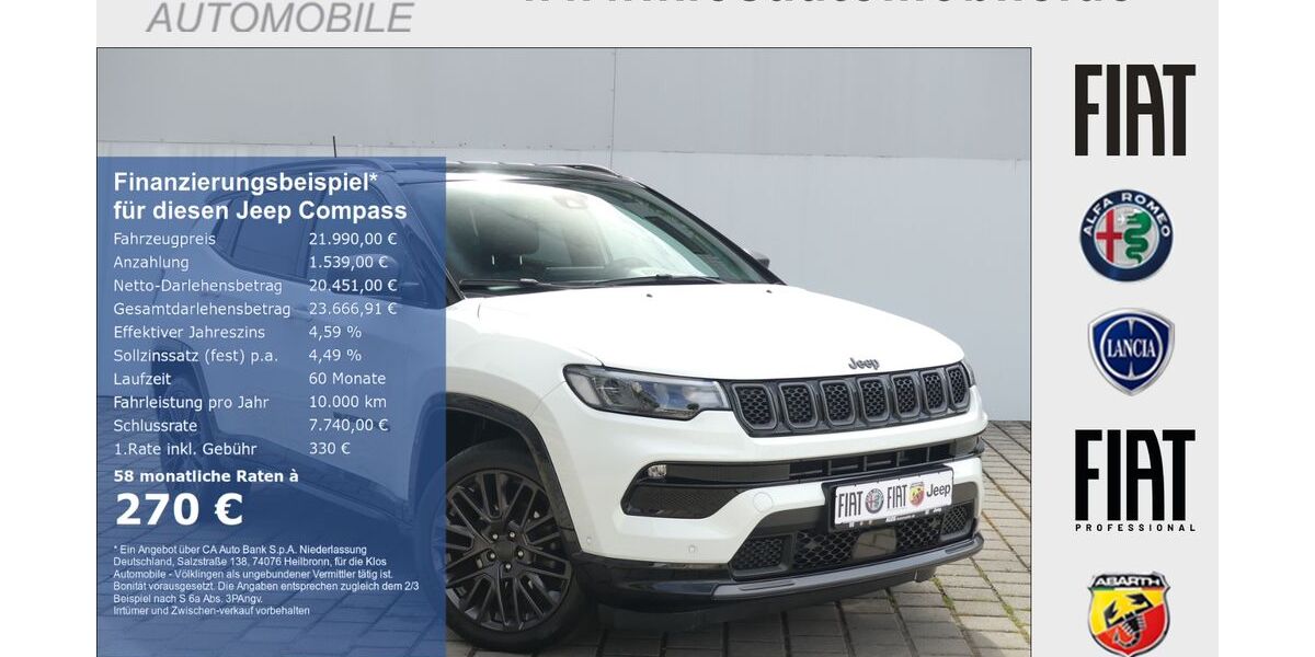 Jeep Compass 33.717 km 21.990 &euro; Völklingen 66333