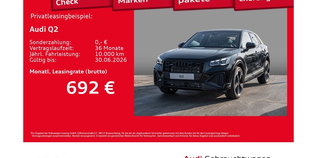Audi Q2 1.890 km 49.950 &euro; Hamburg 20537