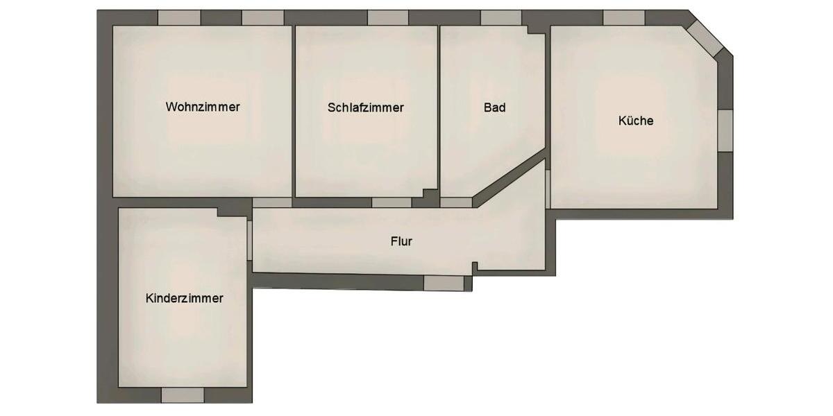 Etagenwohnung Elsterwerda - 3 Zimmer, 81 m&sup2;, 770&euro; | Angebot:25378417