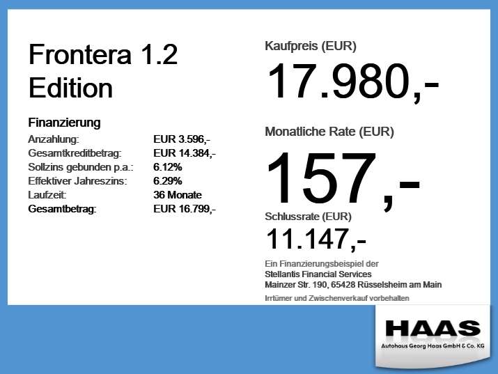 Opel Frontera 13.900 km 17.980 &euro; Augsburg 86159