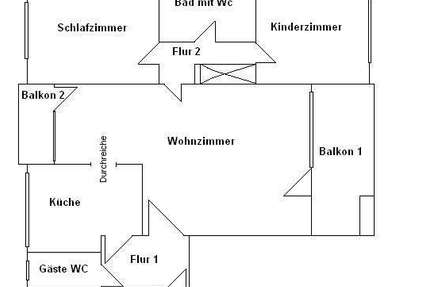 Wohnung Detmold Heidenoldendorf - 3 Zimmer, 76 m&sup2;, 529&euro; | Angebot:27339465