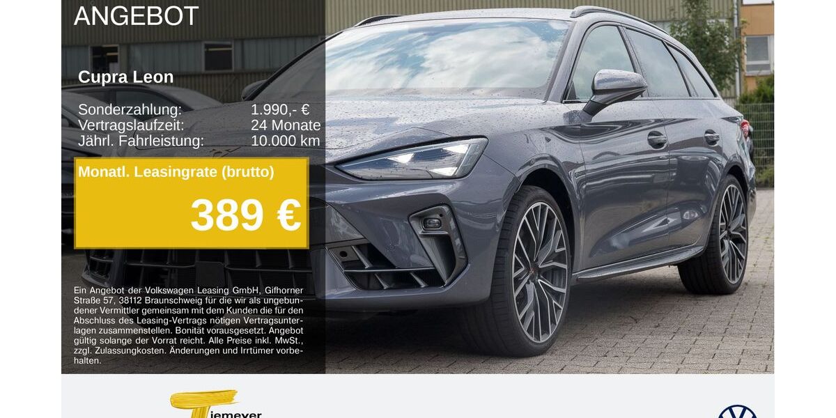 Cupra Leon 4.999 km 37.990 &euro; Remscheid 42897