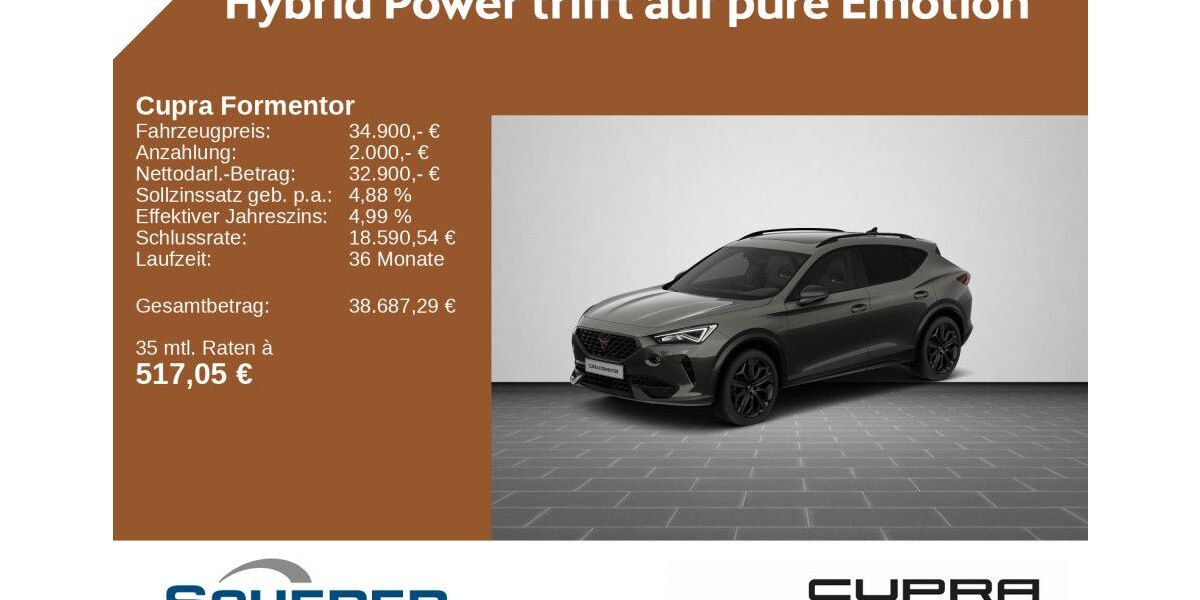 Cupra Formentor 37.000 km 31.500 &euro; Kirkel 66459