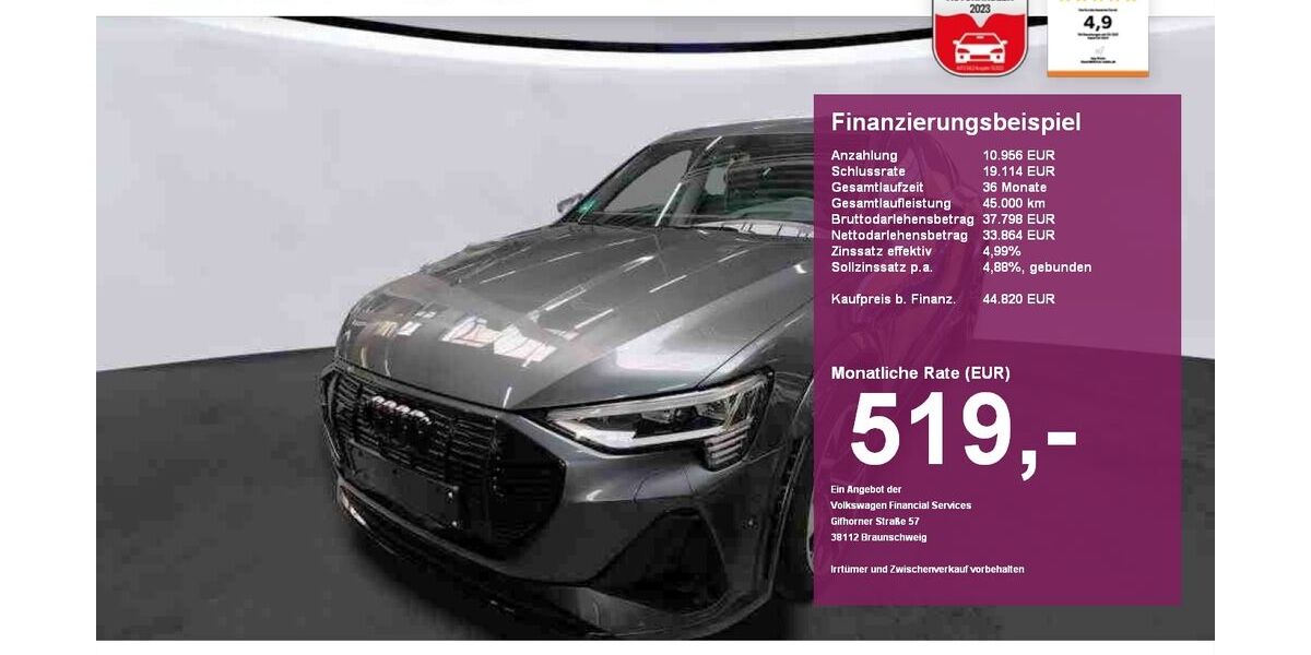 Audi e-tron 23.500 km 44.820 &euro; Albbruck 79774