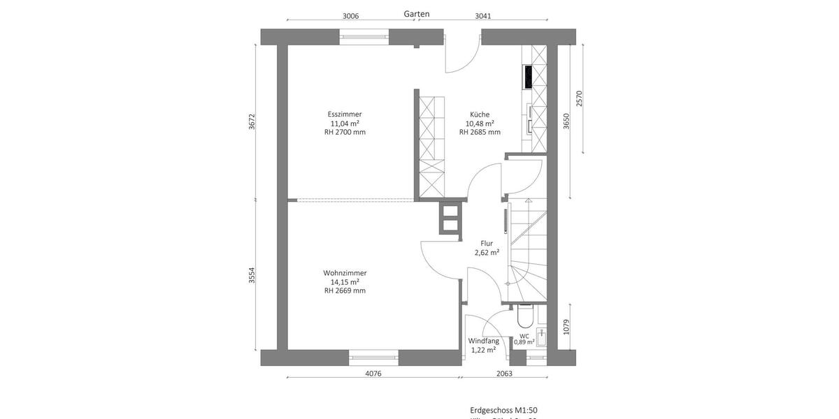 Reihenhaus Schweinfurt Gartenstadt - 7 Zimmer, 108 m&sup2;, 1.300&euro; | Angebot:26148266