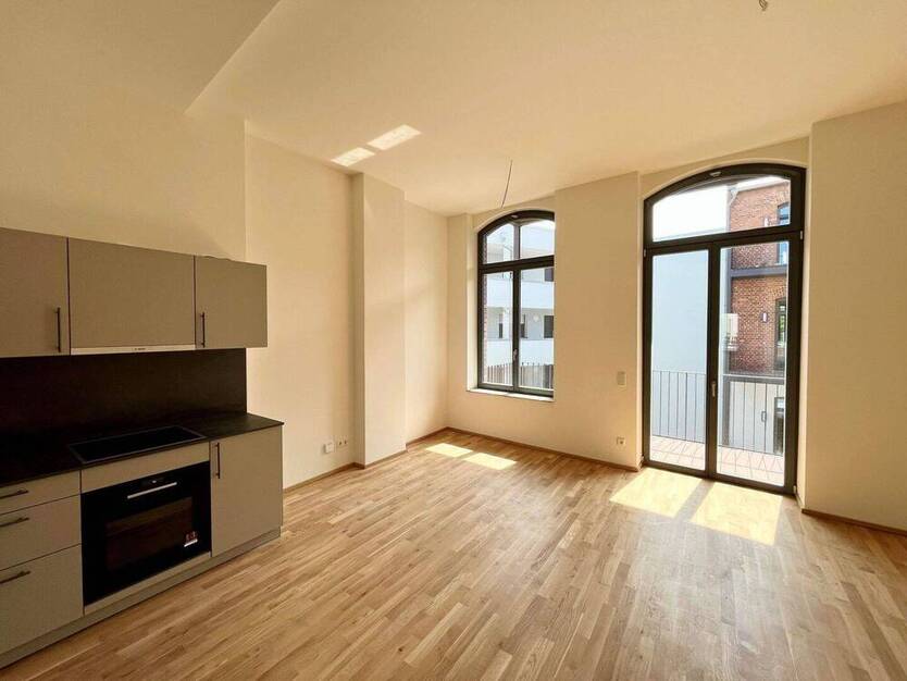 Sie suchen das Besondere? 2-Zimmer-LoftWohnung mit Balkon zum Erstbezug!