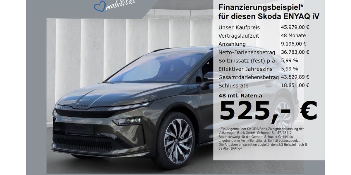 Skoda Enyaq 19.427 km 45.979 &euro; Ruhstorf 94099