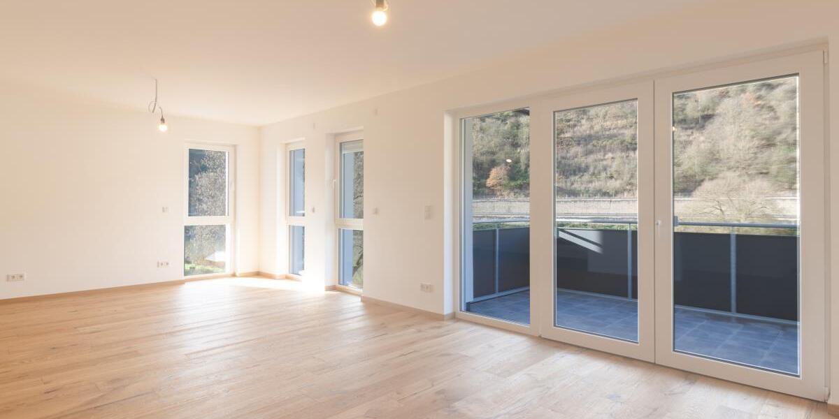 Modernes Wohnen mit herrlichem Blick auf die Sauer in Langsur - Nähe Wasserbillig - Etagenwohnung Langsur | Angebot:24286535
