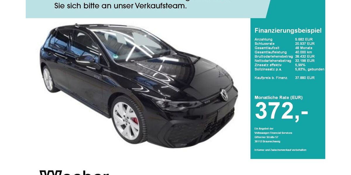 VW Golf 11.652 km 37.880 &euro; Weil der Stadt 71263