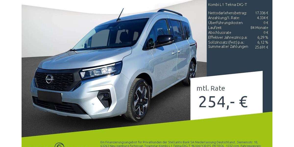 Nissan Townstar 31.106 km 21.670 &euro; Ahaus 48683