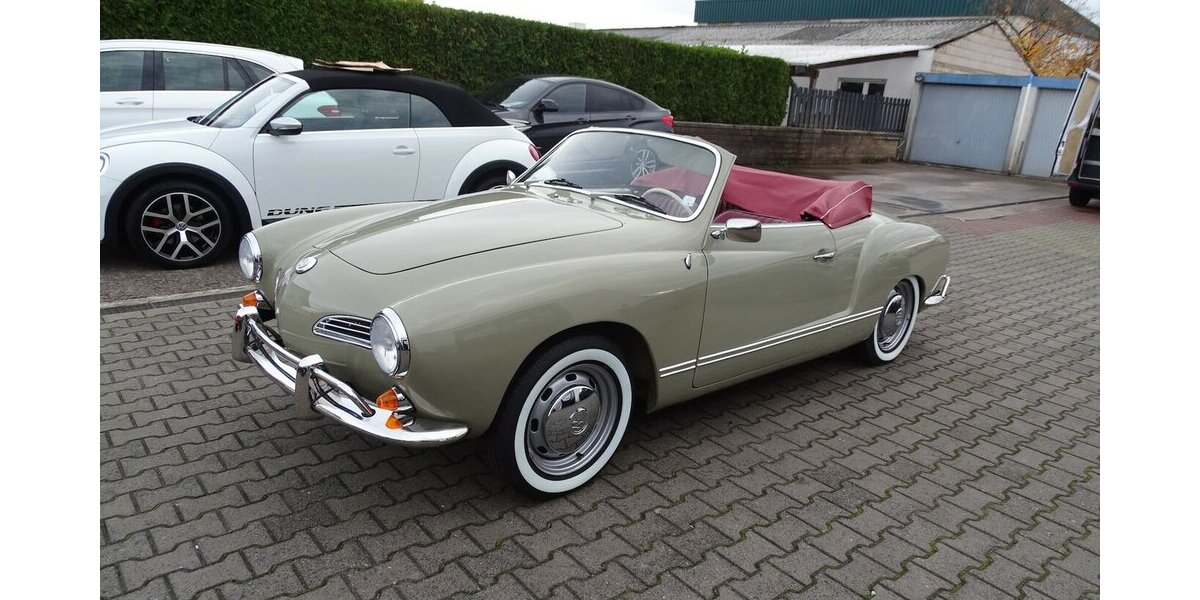 VW Karmann Ghia Cabrio vollständig restauriert 1.200 km 63.900 &euro; Rodgau 63110