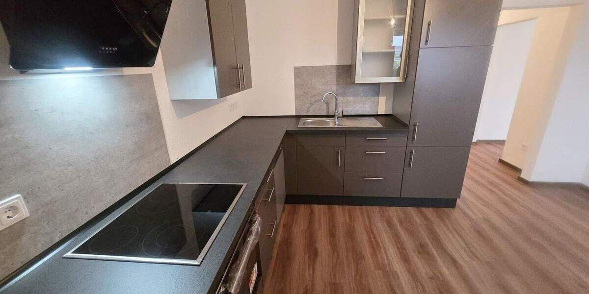 Neubau-Wohnung mit toller Einbauküche und großer sonniger Terrasse in Kolitzheim ! 2 zimmer